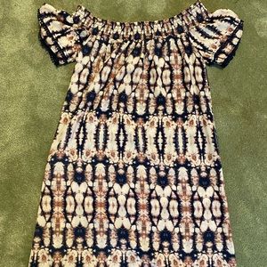 XS Target off the shoulder dress